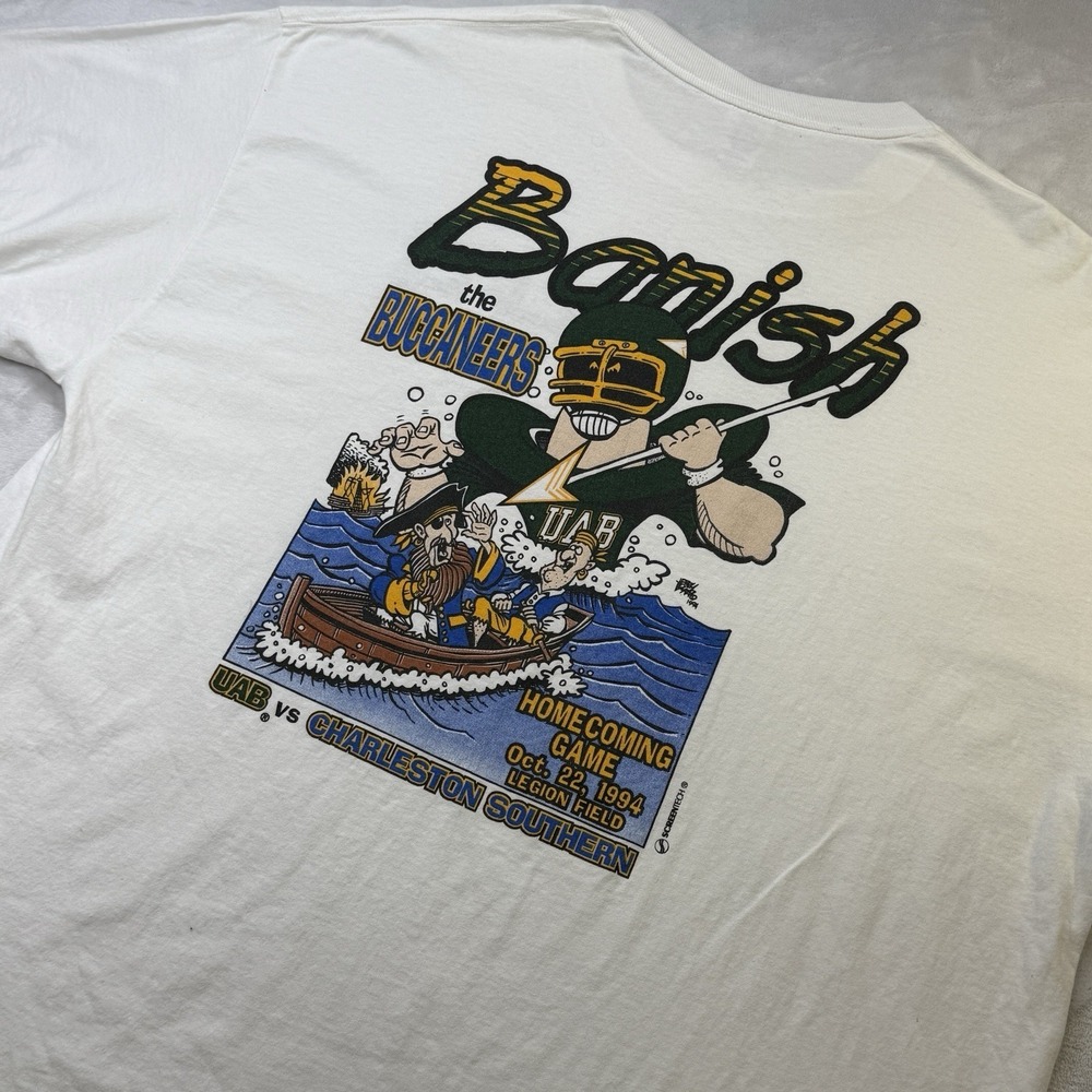 Vintage‎ 1994 UAB Blazers Homecoming Tee 2X USA Graphic Shirt